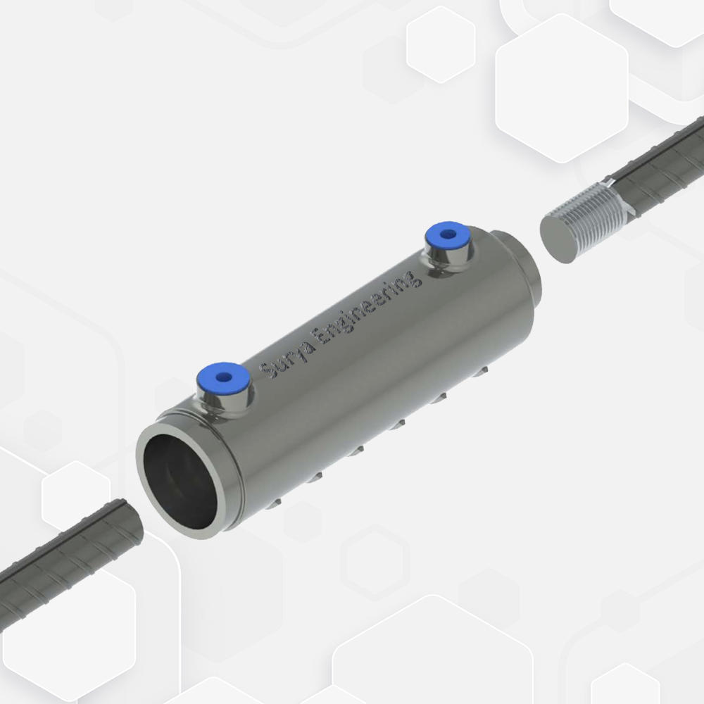 Precast groutec coupler for construction