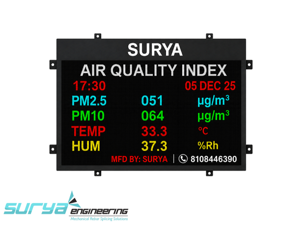 AQI Machine by Surya Engineering β industrial air quality monitoring system