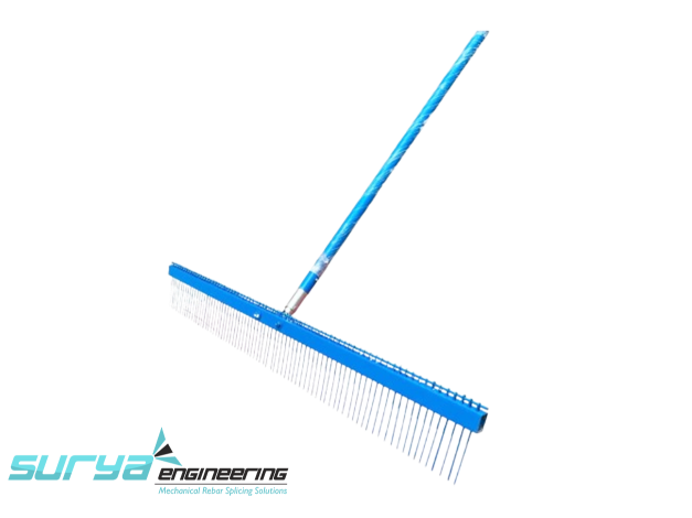 PQC Texturing Brush by Surya Engineering – Concrete Road Broom for Highway and Airport Pavement Finishing