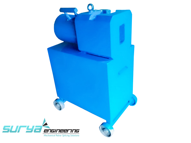 Rebar Cold Forging Machine by Surya Engineering – Rebar upsetting machine for coupler manufacturing