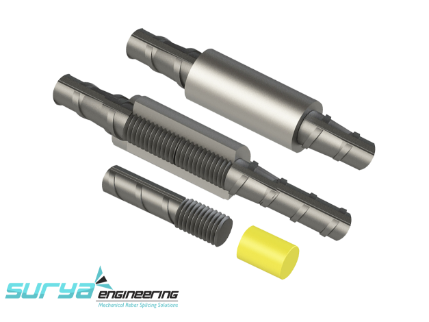 Taper Threaded Rebar Coupler by Surya Engineering