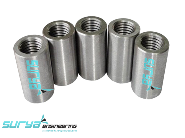 Taper Threaded Rebar Coupler - view 3
